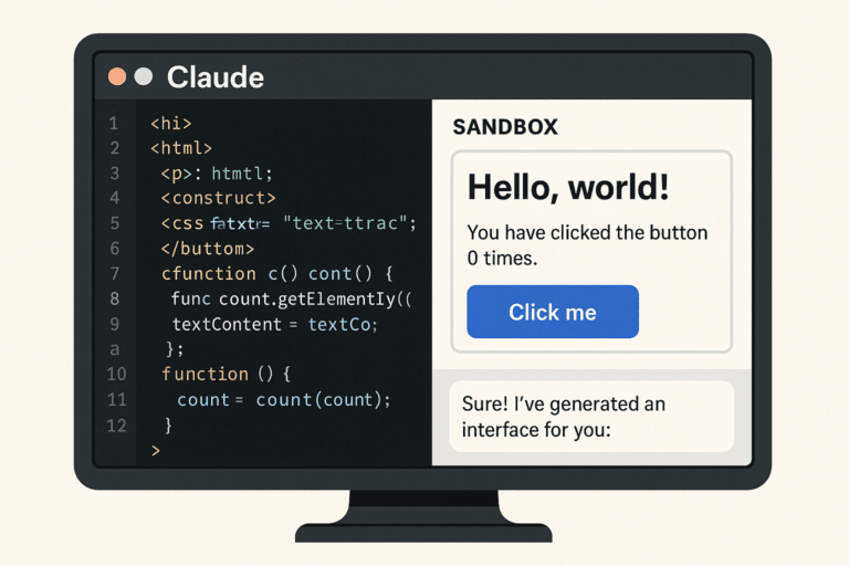 Claude, le chatbot qui code vos applis… façon Flash 2003 !