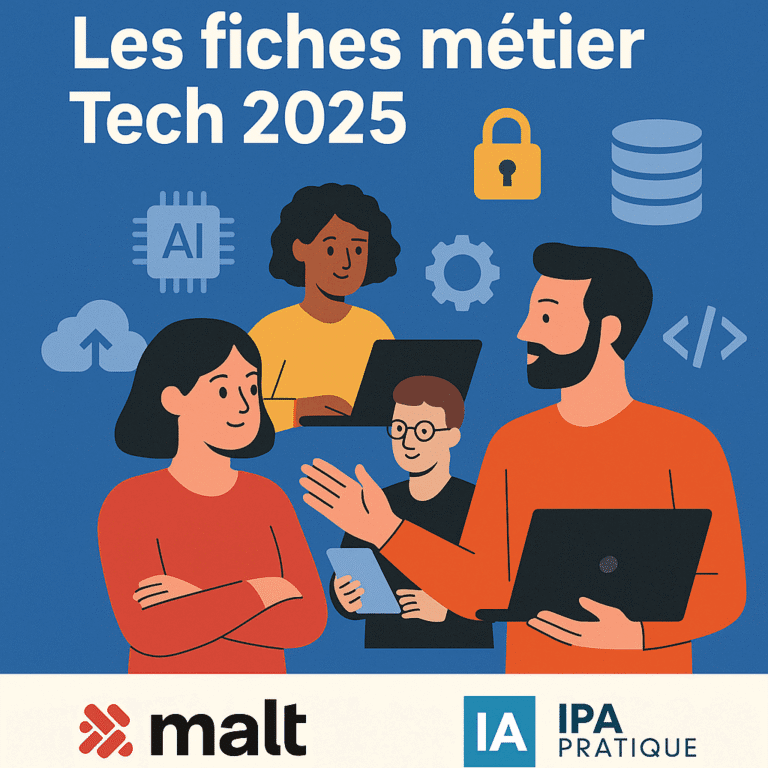 Les métiers Tech 2025 à connaître absolument (selon Malt) 🎯