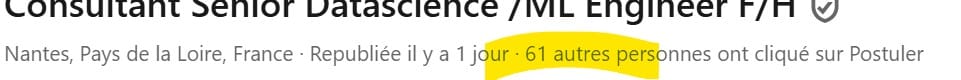 annonce lInkedin