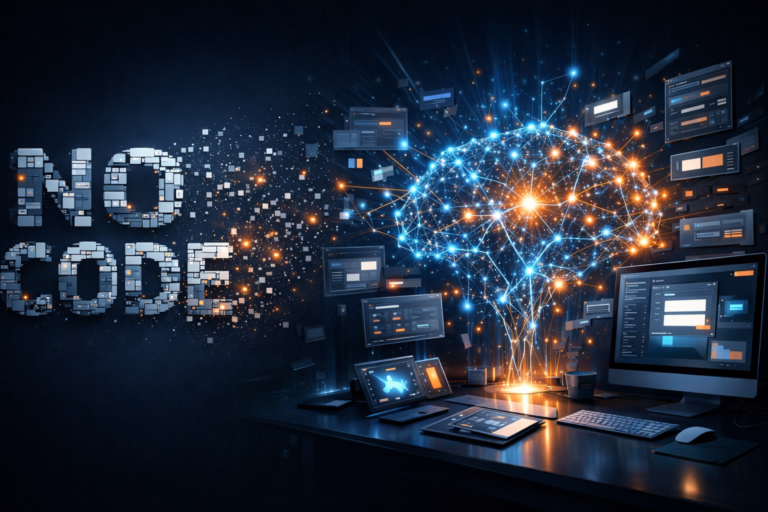 La fin du no-code ? Quand l&rsquo;IA commence à remplacer les interfaces visuelles