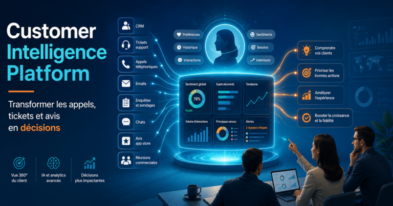 Le Concept IA : la Customer Intelligence Platform, l’outil qui écoute enfin tous vos clients