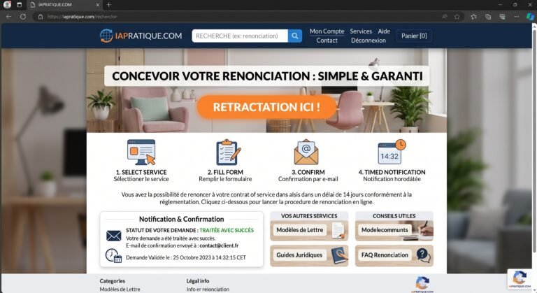 Rétractation en ligne : le nouveau bouton obligatoire pour les sites e-commerce