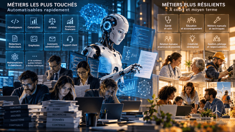 IA et emploi : les m&eacute;tiers les plus menac&eacute;s ne sont plus ceux que l&rsquo;on imaginait il y a un an