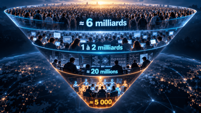 IA : 6 milliards de novices, 5 000 initiés… l’étrange entonnoir de Karpathy